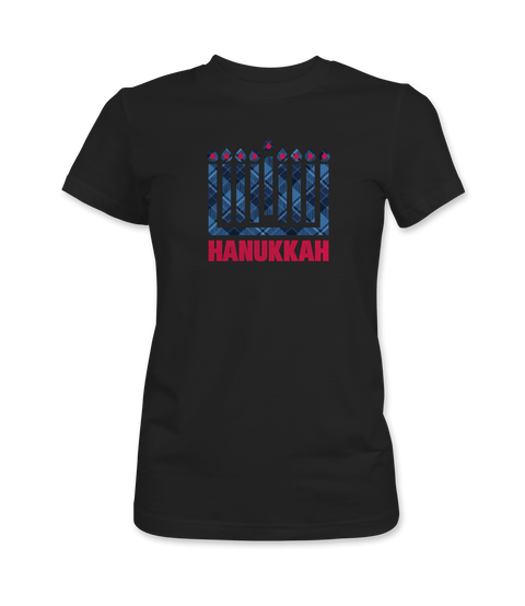 HANUKKAH PLAID T-SHIRT