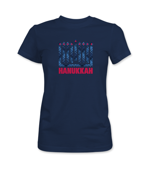 HANUKKAH PLAID T-SHIRT