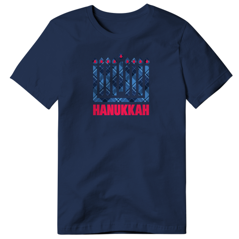 HANUKKAH PLAID T-SHIRT