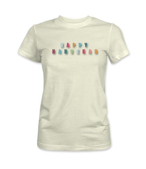 HAPPY HANUKKAH MULIT-COLORED T-SHIRT