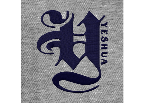YESHUA - OLD ENGLISH EMBROIDERED POLO SHIRT