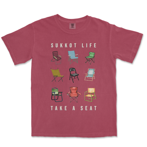 SUKKOT LIFE - TAKE A SEAT T-SHIRT